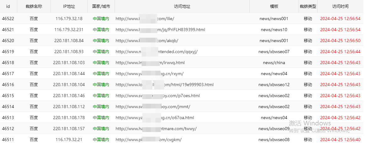 【酷像自适应Baidu蜘蛛|新渠道】支持测试  第7张